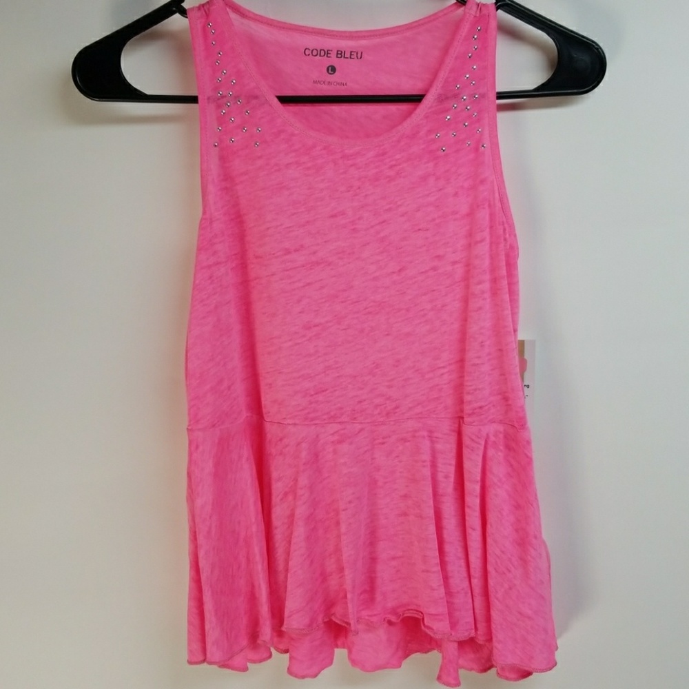 Pink tank top